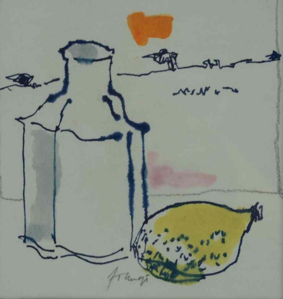 sweat and sour / pen drawing colored