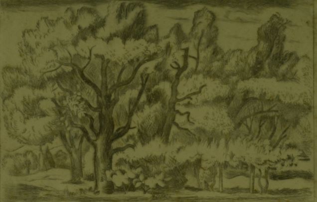 Wilhelm Schmid provencal landscape/ paysage provençal